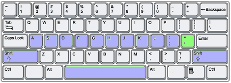 typing lessons keyboard